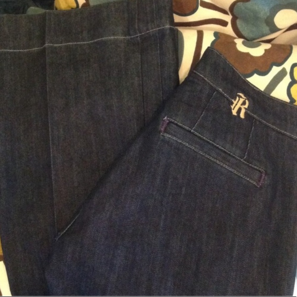 Rich & Skinny dark denim trouser jean size 28
